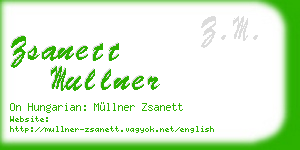 zsanett mullner business card