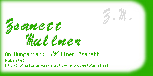 zsanett mullner business card